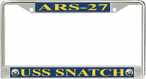 USS Snatch ARS-27 License Plate Frame