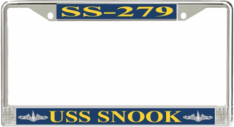 USS Snook SS-279 License Plate Frame