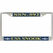 USS Snook SSN-592 License Plate Frame