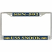 USS Snook SSN-592 License Plate Frame