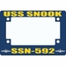 USS Snook SSN-592 Motorcycle Frame
