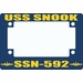 USS Snook SSN-592 Motorcycle Frame