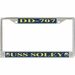 USS Soley DD-707 License Plate Frame