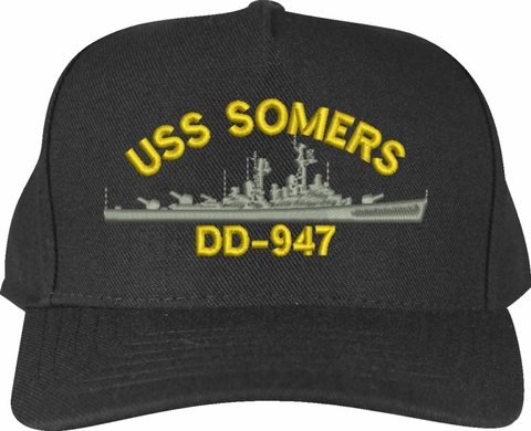USS Somers DD-947 Custom Embroidered Cap