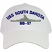 USS South Dakota BB-57 Embroidered Cap