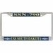USS South Dakota SSN-790 License Plate Frame