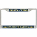 USS South Dakota SSN-790 License Plate Frame