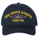 USS South Dakota SSN-790 with Dolphins Unstructured Dad Cap