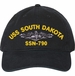 USS South Dakota SSN-790 with Dolphins Unstructured Dad Cap