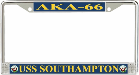 USS Southampton AKA-66 License Plate Frame
