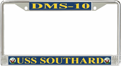 USS Southard DMS-10 License Plate Frame