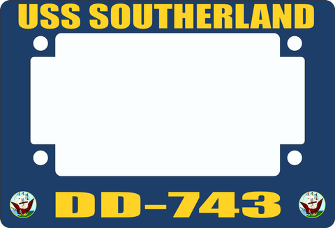 USS Southerland DD-743 Motorcycle Frame