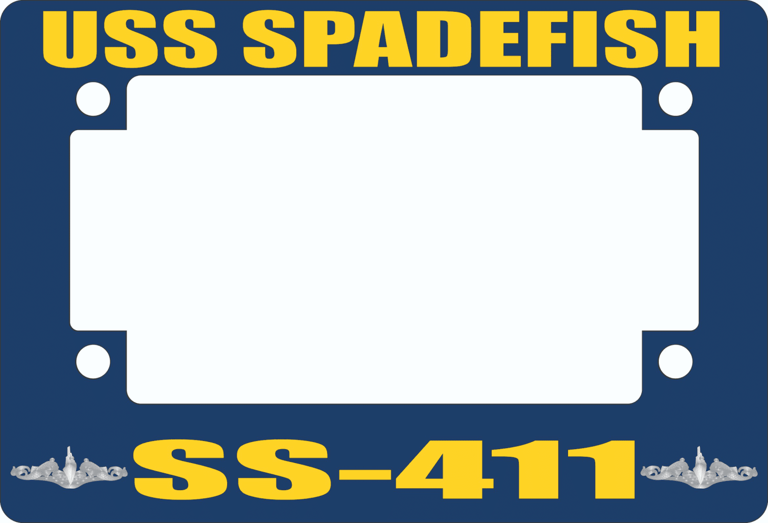 USS Spadefish SS411 Motorcycle Frame