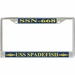 USS Spadefish SSN-668 License Plate Frame