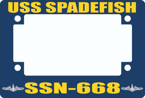 USS Spadefish SSN-668 Motorcycle Frame