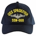 USS Spadefish SSN-668 ( Silver Dolphins ) Submarine Enlisted Cap