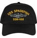 USS Spadefish SSN-668 Submarine Custom Embroidered Cap