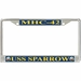 USS Sparrow MHC-42 License Plate Frame