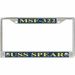USS Spear MSF-322 License Plate Frame