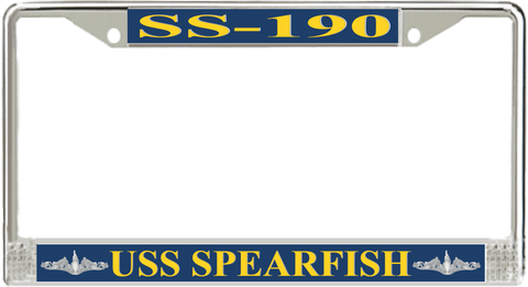 USS Spearfish SS-190 License Plate Frame