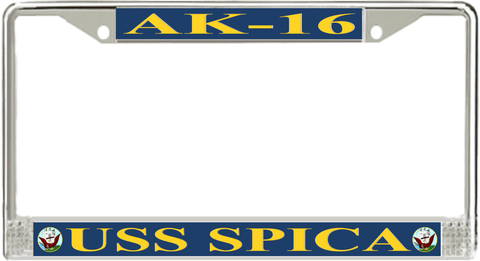USS Spica AK-16 License Plate Frame
