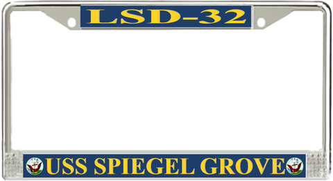 USS Spiegel Grove LSD-32 License Plate Frame