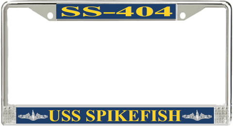 USS Spikefish SS-404 License Plate Frame
