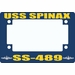 USS Spinax SS-489 Motorcycle Frame