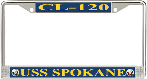 USS Spokane CL-120 License Plate Frame