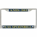 USS Spoonbill AMS-202 License Plate Frame