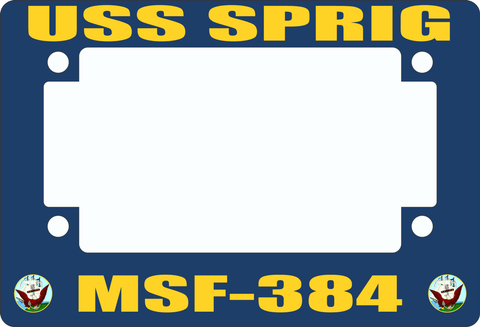 USS Sprig MSF-384 Motorcycle Frame