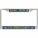 USS Springeren SS-554 License Plate Frame