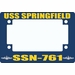 USS Springfield SSN-761 Motorcycle Frame