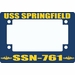 USS Springfield SSN-761 Motorcycle Frame