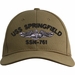 USS Springfield SSN-761 with Dolphins Embroidered Cap