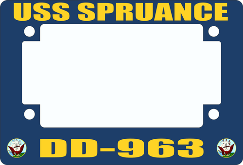USS Spruance DD-963 Motorcycle Frame