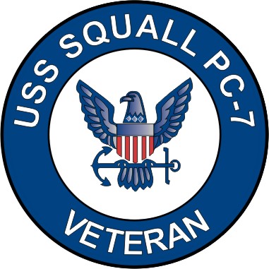 USS Squall PC-7 Veteran Decal Sticker