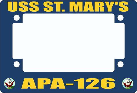 USS St. Mary's APA-126 Motorcycle Frame