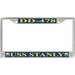 USS Stanly DD-478 License Plate Frame