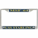 USS Starling MSF-64 License Plate Frame