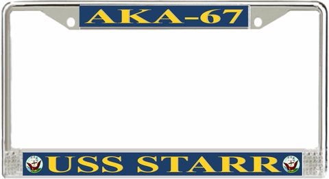 USS Starr AKA-67 License Plate Frame
