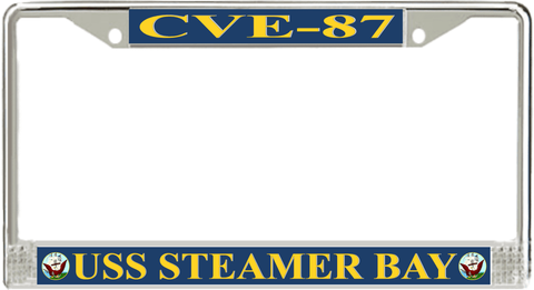 USS Steamer Bay CVE-87 License Plate Frame