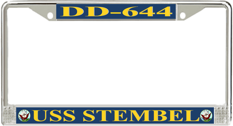 USS Stembel DD-644 License Plate Frame