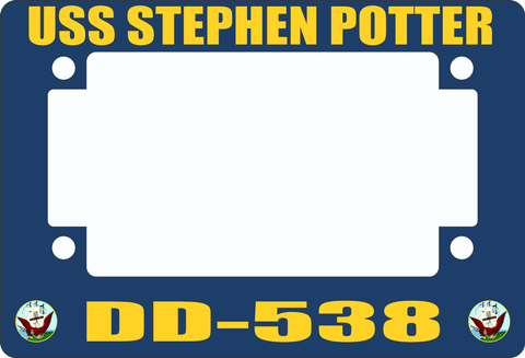 USS Stephen Potter DD-538 Motorcycle Frame