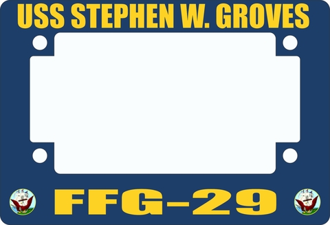 USS Stephen W. Groves FFG-29 Motorcycle Frame