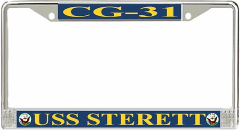 USS Sterett CG-31 License Plate Frame