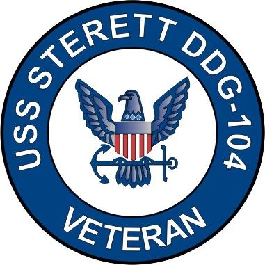 USS Sterett DDG-104 Veteran Decal Sticker