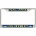 USS Sterlet SS-392 License Plate Frame