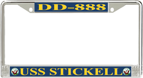 USS Stickell DD-888 License Plate Frame