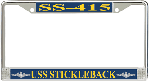 USS Stickleback SS-415 License Plate Frame